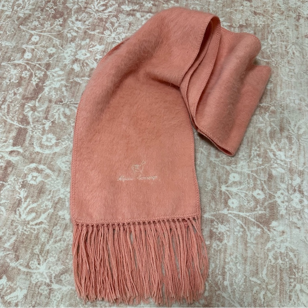 Alpaca Camargo Pink Scarf - Made In Peru - Picture 8 of 8